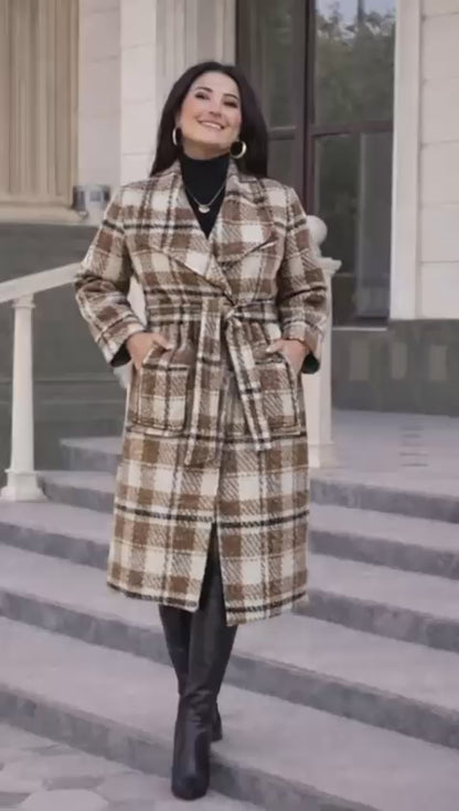 Палто от вълнен плат TSH596